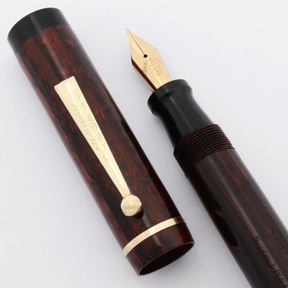 万年筆 ペン先 WARRANTED 14K GOLD PLATED PEN s-l1200.jpg